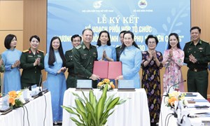 Lễ ký kết Kế hoạch phối hợp thực hiện Chương trình “Đồng hành cùng phụ nữ biên cương” giai đoạn 2026-2030