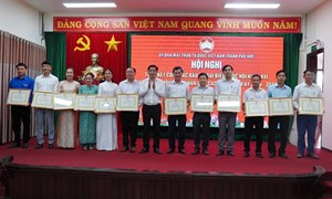 Thành phố Huế: Hội nghị tổng kết công tác MTTQ Việt Nam tham gia bầu cử đại biểu Quốc hội khóa XVI, nhiệm kỳ 2026 – 2031