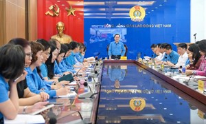 Tổng LĐLĐ Việt Nam tổ chức Hội nghị quán triệt triển khai Chỉ thị số 58-CT/TW của Ban Bí thư Trung ương Đảng