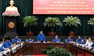 Thành phố Hồ Chí Minh: Ban Thường vụ Thành ủy gặp gỡ cán bộ Đoàn tiêu biểu