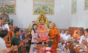 Đồng bào Khmer An Giang, Vĩnh Long đón Tết Chôl Chnăm Thmây vui tươi, đầm ấm