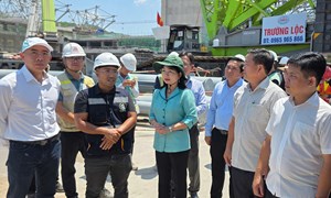 An Giang: Chủ tịch Ủy ban MTTQ Việt Nam tỉnh khảo sát các công trình, dự án trọng điểm phục vụ Hội nghị APEC 2027