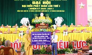 Đồng Tháp: Đại hội đại biểu Phật giáo tỉnh lần thứ I, nhiệm kỳ 2026 - 2031