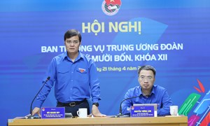 Khai mạc Hội nghị Ban Thường vụ Trung ương Đoàn lần thứ 14