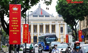 Hà Nội rực rỡ cờ hoa chào mừng Đại hội MTTQ Việt Nam lần thứ XI
