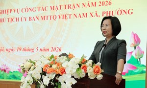 Hà Nội: Ủy ban MTTQ Việt Nam thành phố bồi dưỡng nghiệp vụ công tác Mặt trận năm 2026