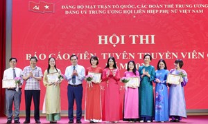 Đảng ủy Trung ương Hội LHPN Việt Nam tổ chức Hội thi Báo cáo viên, tuyên truyền viên giỏi năm 2026