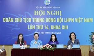 Đoàn Chủ tịch Trung ương Hội LHPN Việt Nam họp bàn công tác chuẩn bị Đại hội Phụ nữ toàn quốc XIV
