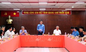 Thành phố Hồ Chí Minh: Tổng LĐLĐ Việt Nam làm việc với Liên đoàn lao động thành phố 