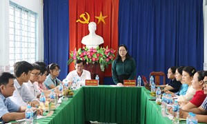 Vĩnh Long: Ủy ban MTTQ Việt Nam tỉnh kiểm tra định kỳ công tác Mặt trận tại xã Mỹ Thuận