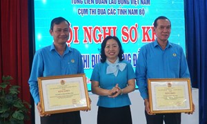 Liên đoàn Lao động trong Cụm thi đua các tỉnh Nam Bộ tổ chức Hội nghị sơ kết công tác thi đua 6 tháng đầu năm 2026 