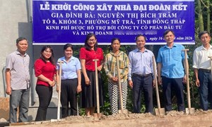 Đồng Tháp: Xây dựng khối đại đoàn kết vững chắc từ những việc làm thiết thực