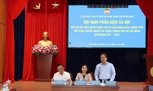 Thành phố Hồ Chí Minh: Ủy ban MTTQ Việt Nam thành phố tổ chức hội nghị phản biện xã hội về chuẩn nghèo đa chiều 