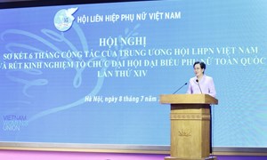 Trung ương Hội LHPN Việt Nam tổ chức Hội nghị sơ kết công tác 6 tháng đầu năm 2026 