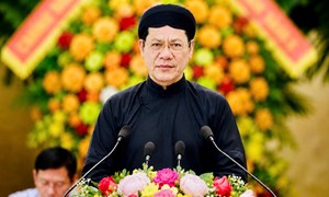 Ban Trị sự Trung ương Phật hội Tứ Ân Hiếu Nghĩa gửi thư cảm ơn Chủ tịch Ủy ban Trung ương MTTQ Việt Nam Bùi Thị Minh Hoài