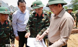 Phấn đấu hoàn thành xây nhà cho người dân vùng lũ Mường Than trước ngày 30/8