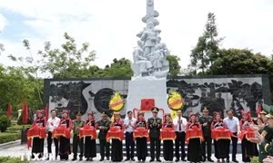 Khánh thành công trình sửa chữa Khu tưởng niệm Anh hùng Liệt sỹ Trần Văn Thọ