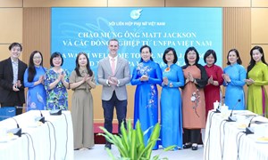 Trung ương Hội LHPN Việt Nam làm việc với Quỹ Dân số Liên hợp quốc tại Việt Nam