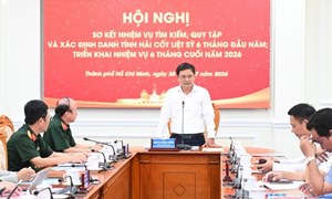 Thành phố Hồ Chí Minh: Đẩy nhanh quy tập và xác định danh tính hài cốt liệt sĩ