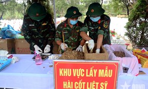 Thanh Hóa: Lấy mẫu ADN hơn 1.000 hài cốt liệt sĩ tại Nghĩa trang Hàm Rồng