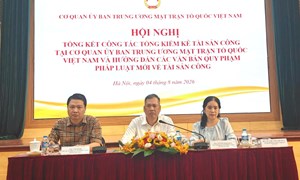 Hội nghị tổng kết công tác tổng kiểm kê tài sản công Cơ quan Ủy ban Trung ương MTTQ Việt Nam