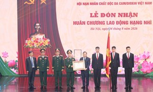 Hội Nạn nhân chất độc da cam/dioxin Việt Nam đón nhận Huân chương Lao động hạng Nhì