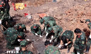 Phát hiện và quy tập 197 hài cốt liệt sỹ tại Công viên Lê Thị Riêng