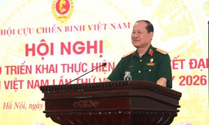 Bế mạc Hội nghị tập huấn cán bộ chủ chốt sau Đại hội Cựu chiến binh Việt Nam lần thứ VIII