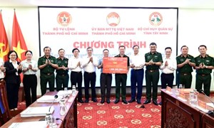 Thành phố Hồ Chí Minh hỗ trợ 1,6 tỷ đồng xây dựng 20 căn nhà vùng biên ở Tây Ninh