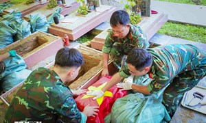 Điện Biên dồn sức hoàn thành lấy mẫu ADN các hài cốt liệt sỹ trước ngày 30/9