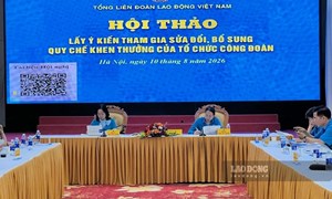 Tổng LĐLĐ Việt Nam lấy ý kiến sửa đổi, bổ sung Quy chế khen thưởng của tổ chức Công đoàn