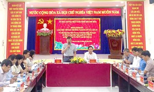 Khánh Hòa: Ủy ban MTTQ Việt Nam tỉnh làm việc với Đảng ủy xã Cam An