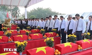 Đồng Nai: Lễ viếng, truy điệu và an táng 29 hài cốt liệt sỹ