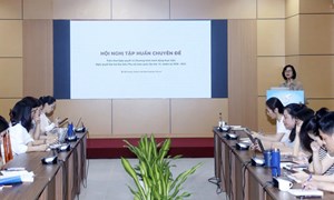 Tập huấn Nghị quyết Đại hội Phụ nữ toàn quốc XIV cho cán bộ Trung ương Hội LHPN Việt Nam