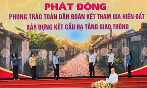 Bắc Ninh phát động phong trào “Toàn dân đoàn kết tham gia hiến đất xây dựng kết cấu hạ tầng giao thông”