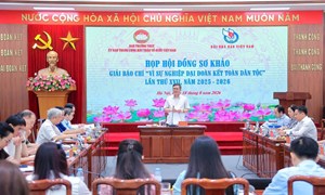 Hơn 2.700 tác phẩm dự thi Giải báo chí “Vì sự nghiệp Đại đoàn kết toàn dân tộc” lần thứ XVII