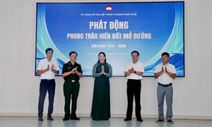 Thành phố Huế phát động Cuộc vận động “Hiến đất mở đường” giai đoạn 2026 - 2030