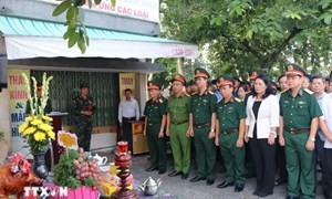 Tổ chức tìm kiếm, quy tập hài cốt liệt sỹ tại Công viên thành phố Vĩnh Long