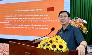 Bế mạc lớp bồi dưỡng, tập huấn cho cán bộ Mặt trận
