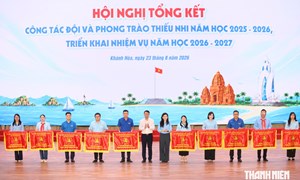 Hội nghị tổng kết công tác Đội và phong trào thiếu nhi năm học 2025-2026