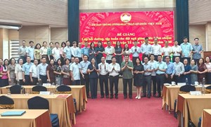 Bế giảng lớp bồi dưỡng, tập huấn nghiệp vụ cho đội ngũ giảng viên kiêm nhiệm của Ủy ban Trung ương MTTQ Việt Nam