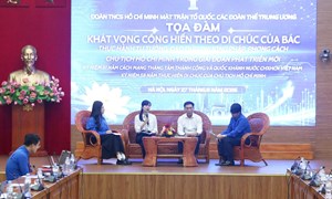 Khơi dậy khát vọng cống hiến, thực hành theo Di chúc của Bác