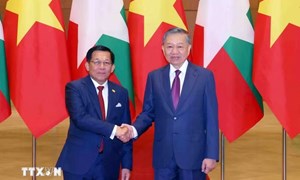 Tổng Bí thư, Chủ tịch nước Tô Lâm hội đàm với Tổng thống Myanmar Min Aung Hlaing
