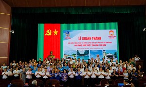 Thành phố Hồ Chí Minh: Khánh thành các công trình thiết thực chăm lo cán bộ, chiến sĩ lực lượng vũ trang