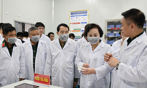 Phó Thủ tướng Phạm Thị Thanh Trà kiểm tra công tác giám định ADN, xác định danh tính hài cốt liệt sĩ