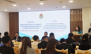 30 cán bộ công đoàn Campuchia được tập huấn nghiệp vụ tại Việt Nam