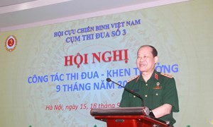 Hội CCB Việt Nam tổ chức Hội nghị công tác thi đua, khen thưởng Cụm thi đua số 3 năm 2026