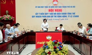 Phát huy quyền làm chủ của nhân dân trong góp ý quy hoạch sông Hồng