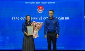 Ban Bí thư Trung ương Đoàn công bố quyết định về công tác cán bộ