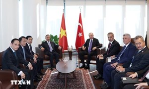 Tổng Bí thư, Chủ tịch nước Tô Lâm gặp Tổng thống Thổ Nhĩ Kỳ bên lề Đại hội đồng Liên hợp quốc